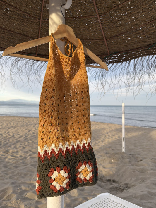 Marbella-toppi, neuleohje