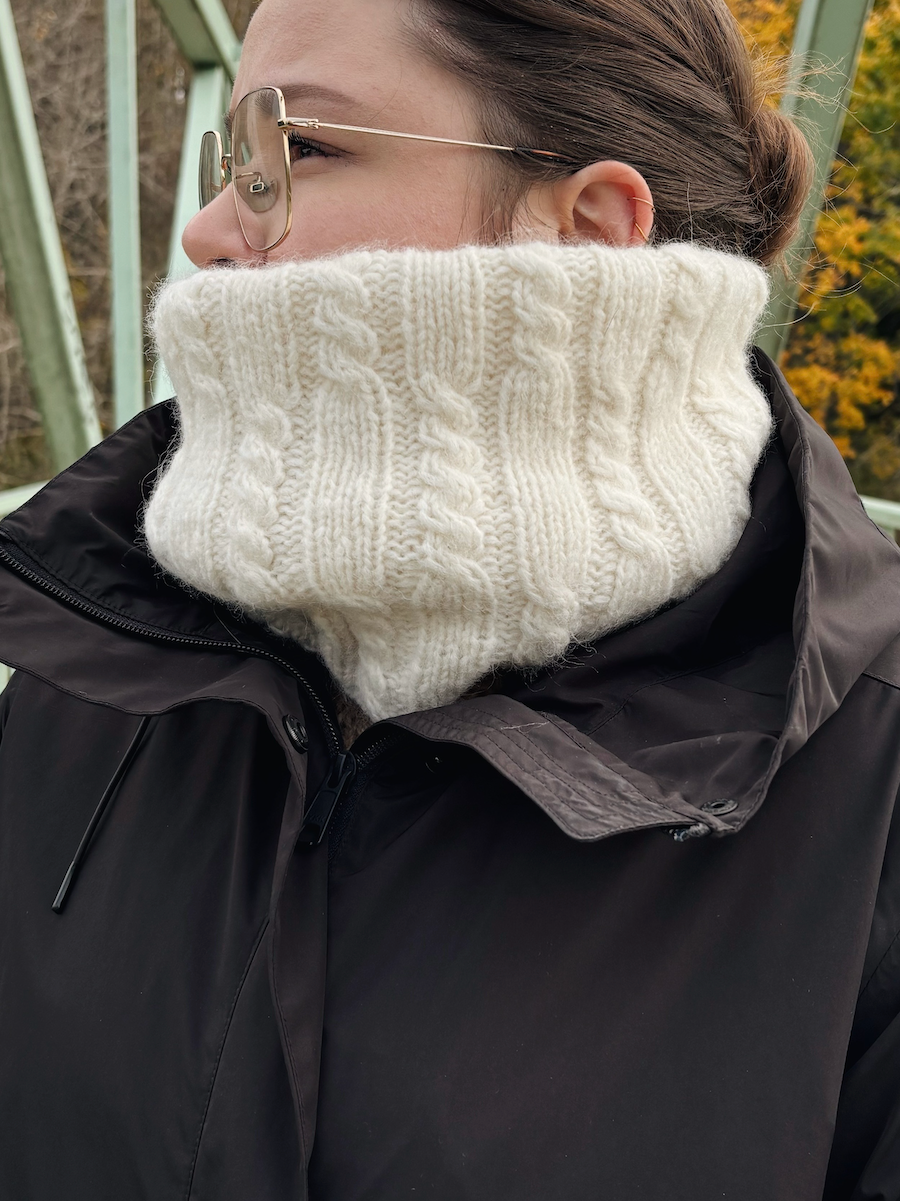 Marenki-tuubihuivi, neuleohje