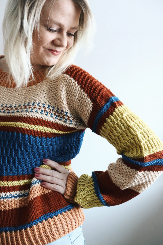 MmmBob-pusero, neuleohje