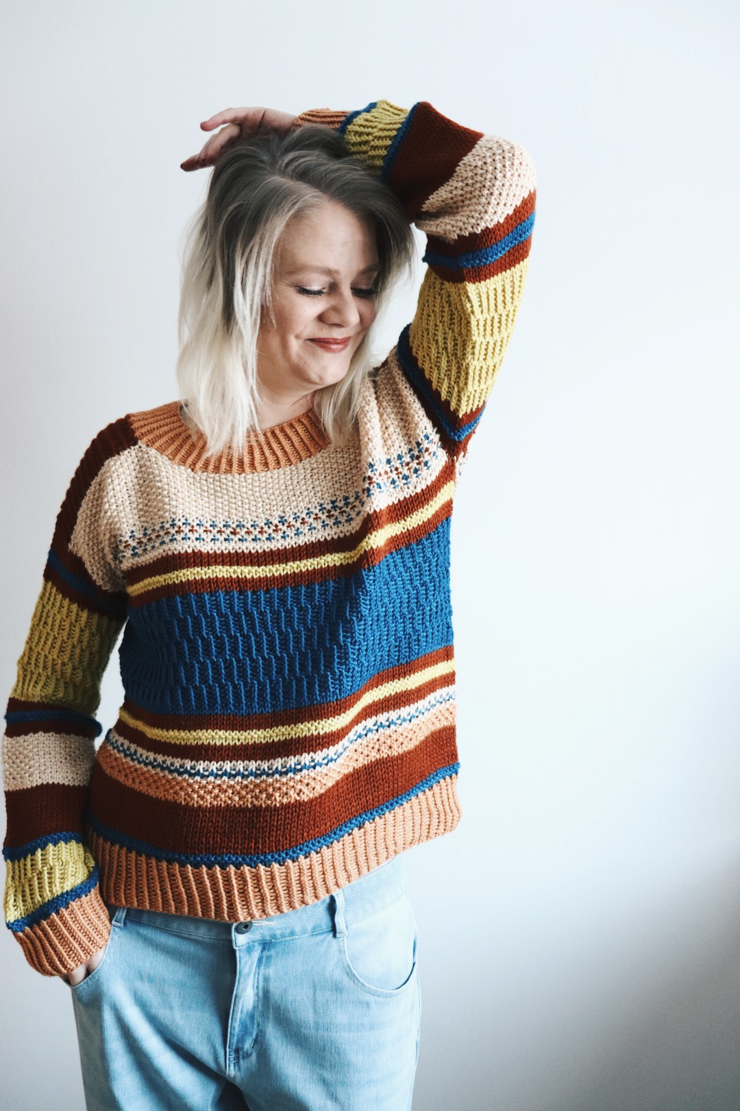 MmmBob-pusero, neuleohje