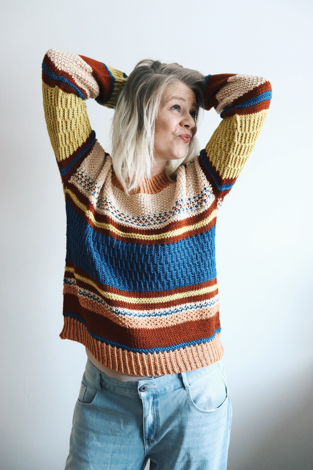 MmmBob-pusero, neuleohje