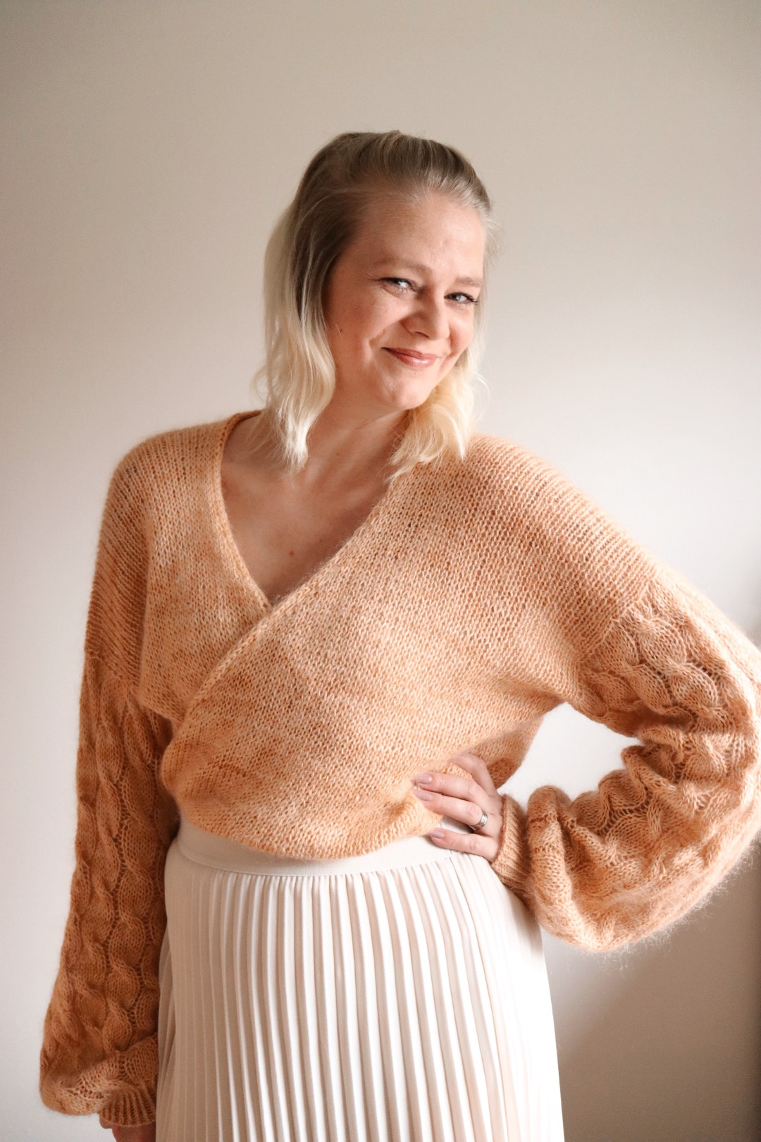 Morning Tea-villatakki, neuleohje