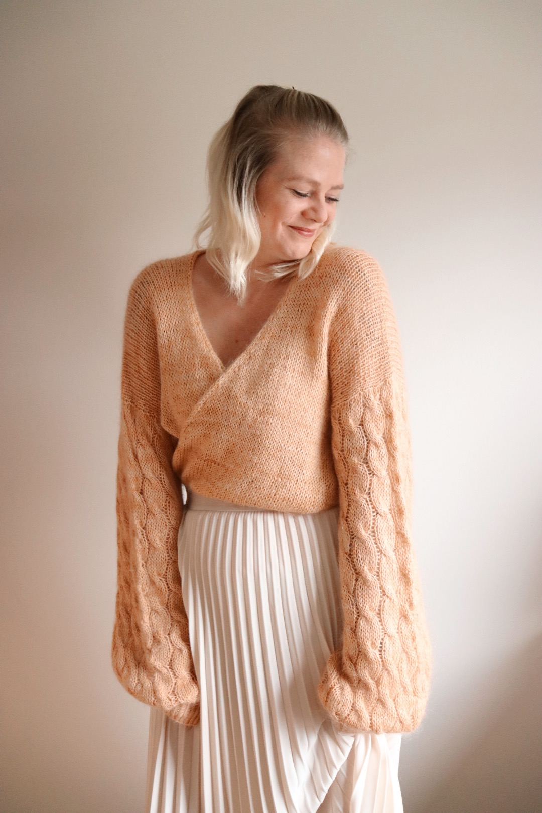 Morning Tea-villatakki, neuleohje