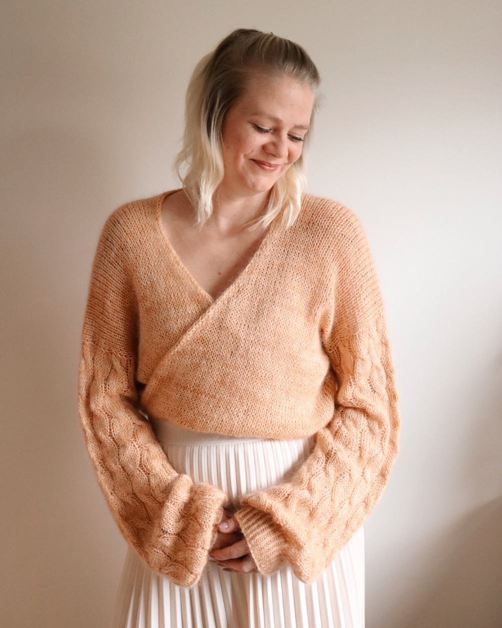 Morning Tea-villatakki, neuleohje