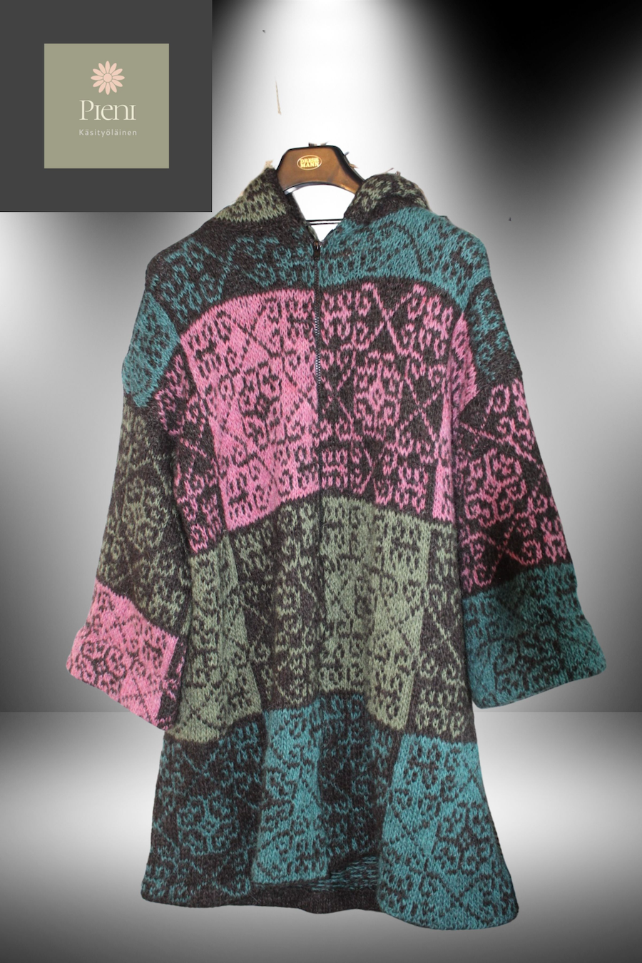 Nelly Angela-villatakki, neuleohje