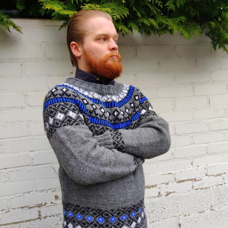 Odin-kaarrokeneule, neuleohje