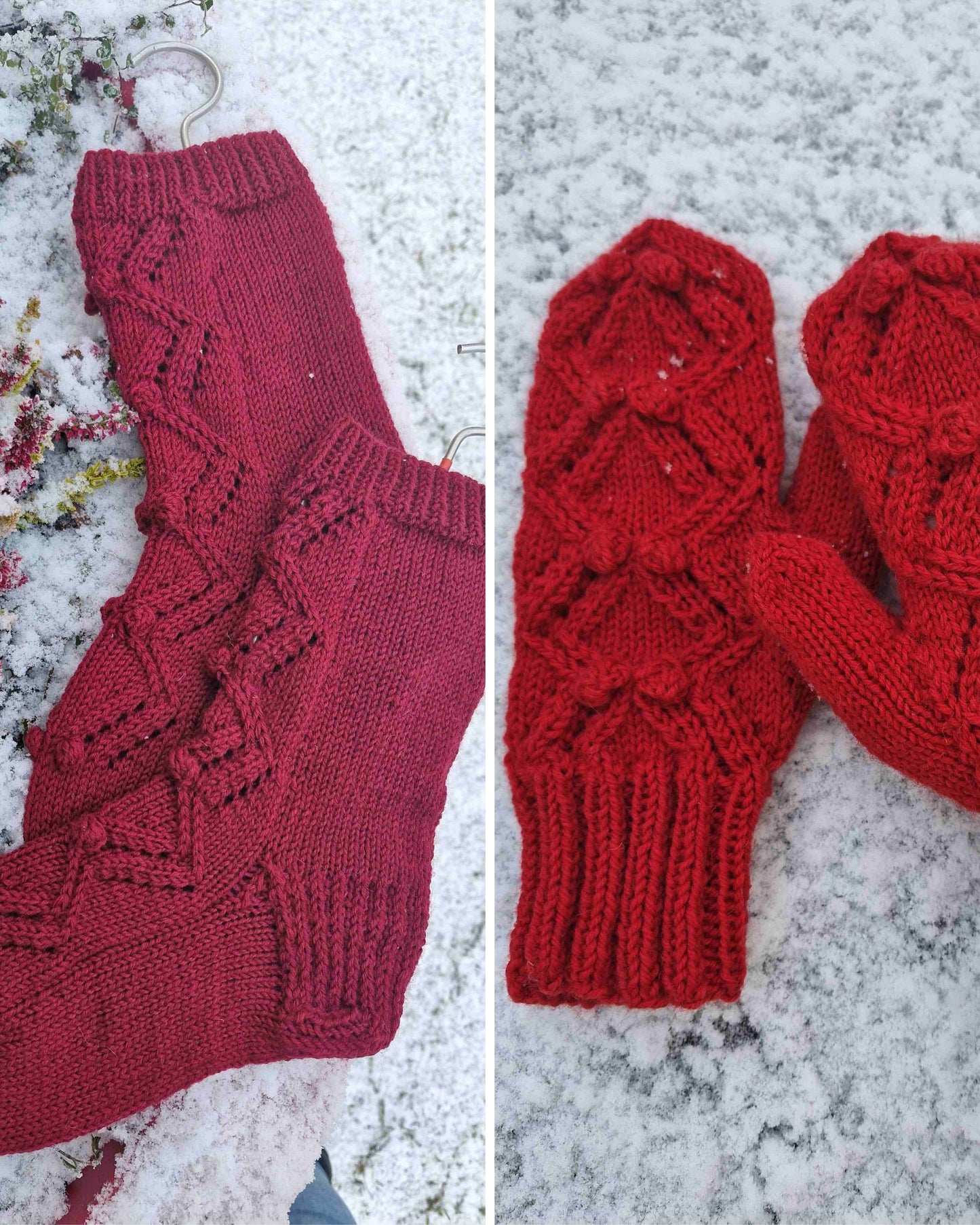 Jouluaamun taika-neuleohjesetti