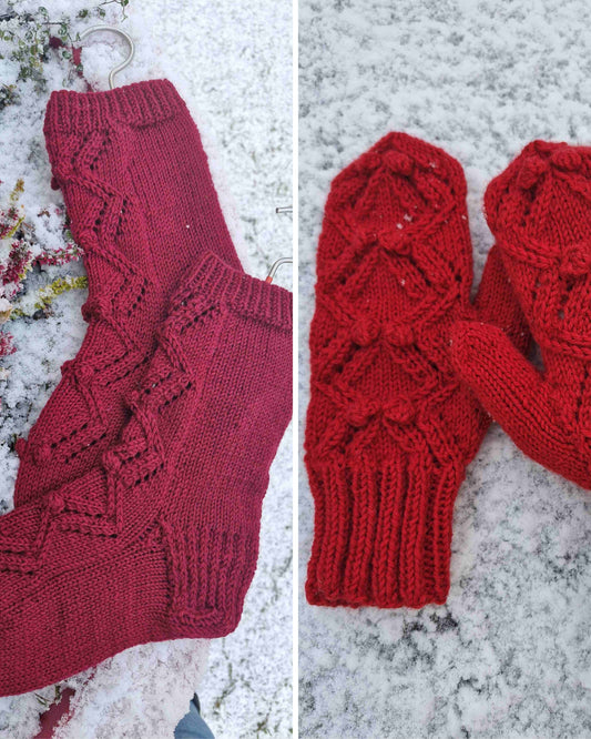 Jouluaamun taika-neuleohjesetti