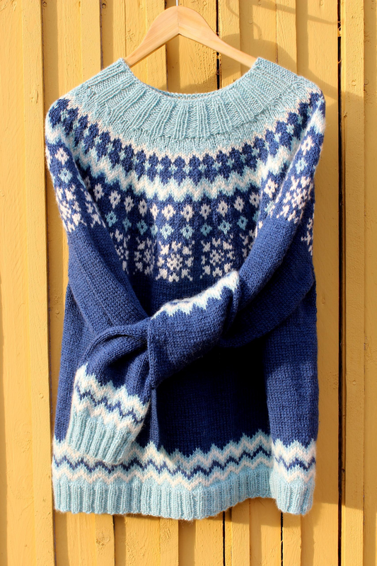 Pohjanmeri-suomari, neuleohje