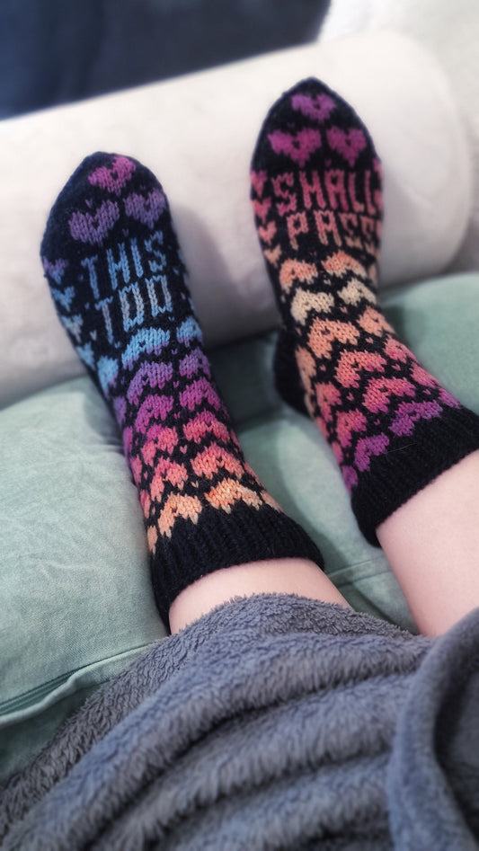 POWER socks-sukat, neuleohje