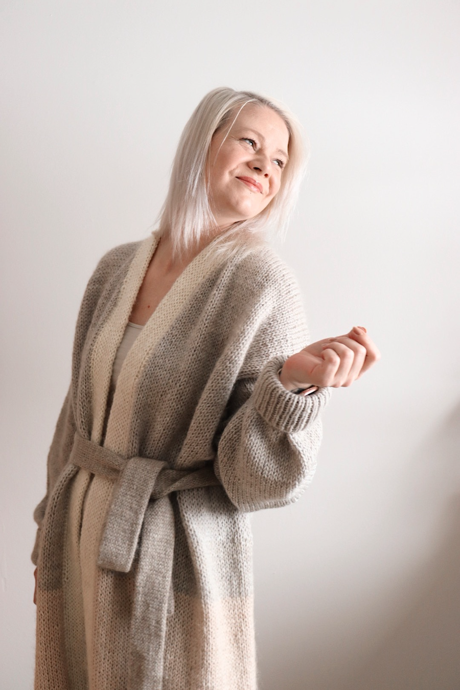 Pravi-villatakki, neuleohje