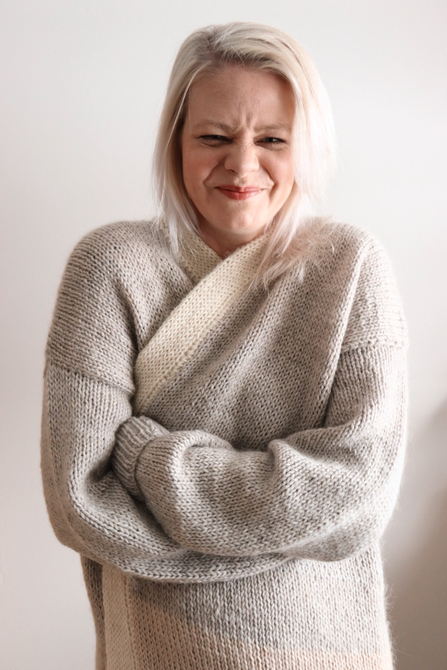 Pravi-villatakki, neuleohje