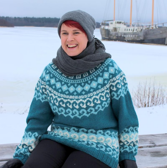 Sound of sea-kaarrokeneule, neuleohje