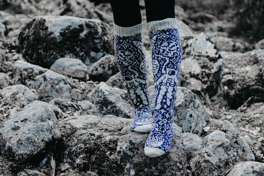 Sukkanautti-villasukat, neuleohje