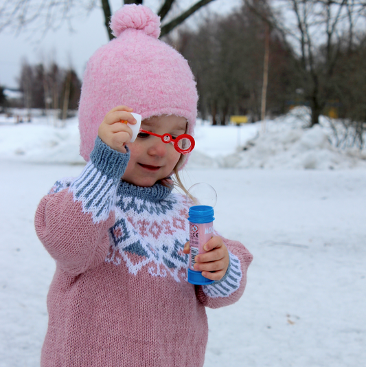 Sweety kid-kaarrokeneule, neuleohje