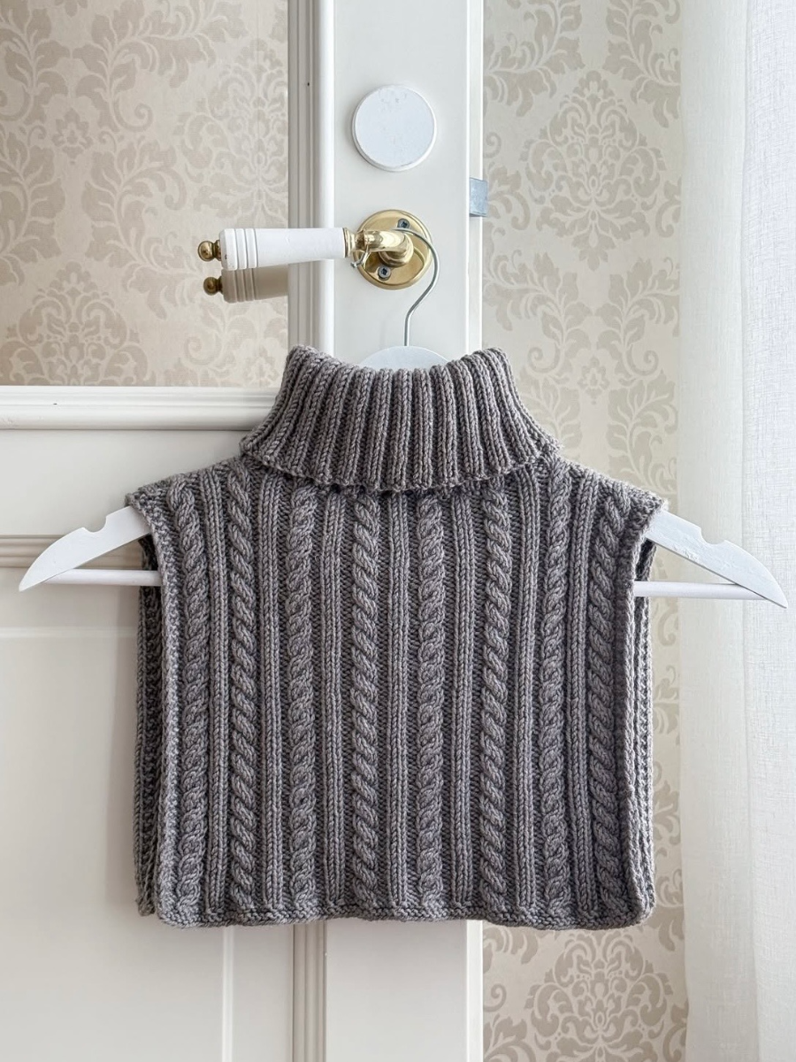 Vaahtokarkki-kauluri, neuleohje