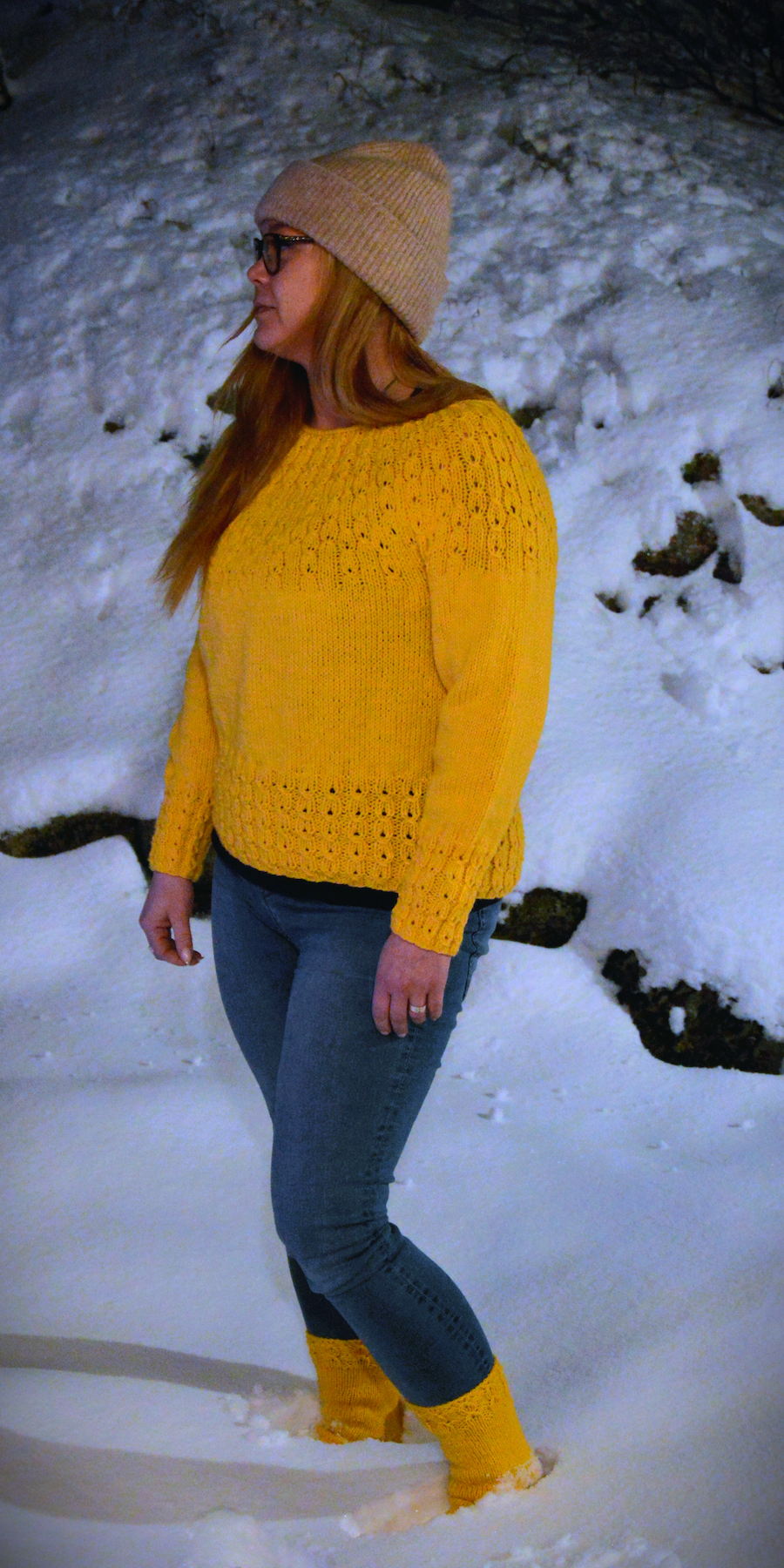 Valeessa-villapaita, neuleohje