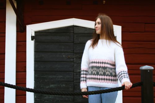 Walk with me-villapaita, neuleohje